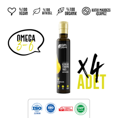 Hempa Natural Kenevir Tohumu Yağı 250ml x 4 (1000 ml)